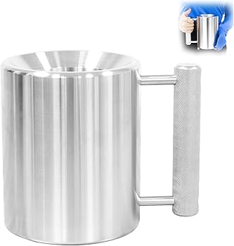 Amazon | ダンベルヘビーマグ、8Kgステンレススチールダンベルカップ