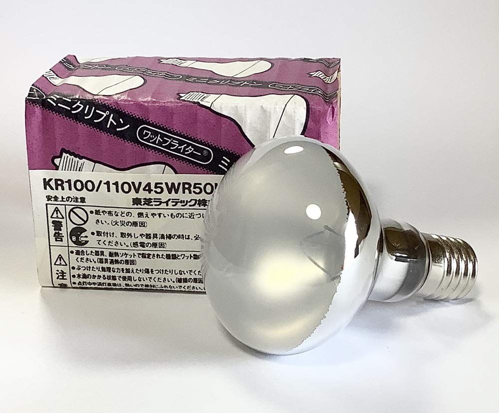 Amazon | 【東芝】 KR100/110V45WR50K レフランプミニ形 | 東芝