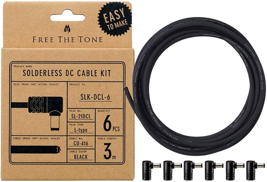 Amazon | Free The Tone SLK-DCL-6 ソルダーレスDCケーブルキット