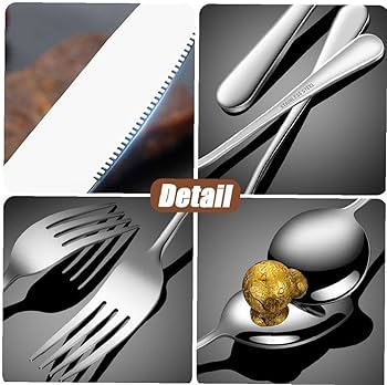 Amazon｜銀食器セット カトラリー ナイフ/フォーク/スプーン