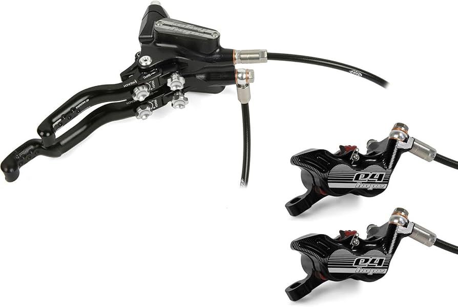 Amazon.com : Hope Tech 3 E4 Duo Disc Brake and Lever - Right Hand