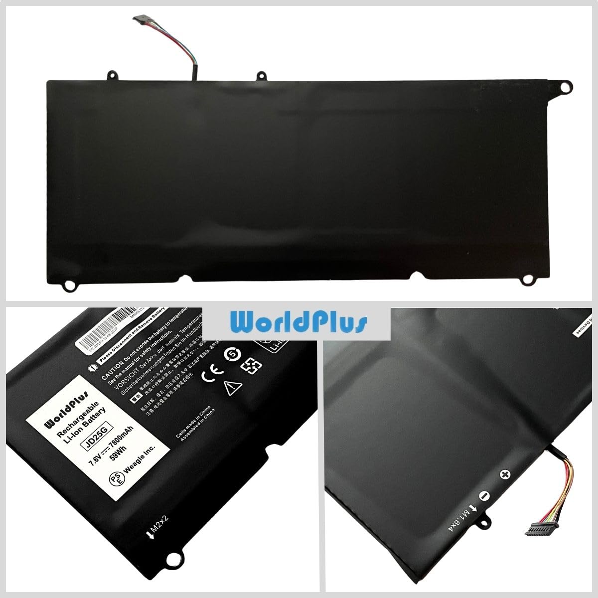 Amazon.co.jp: WorldPlus デル Dell XPS 13 9343 9350 交換バッテリー