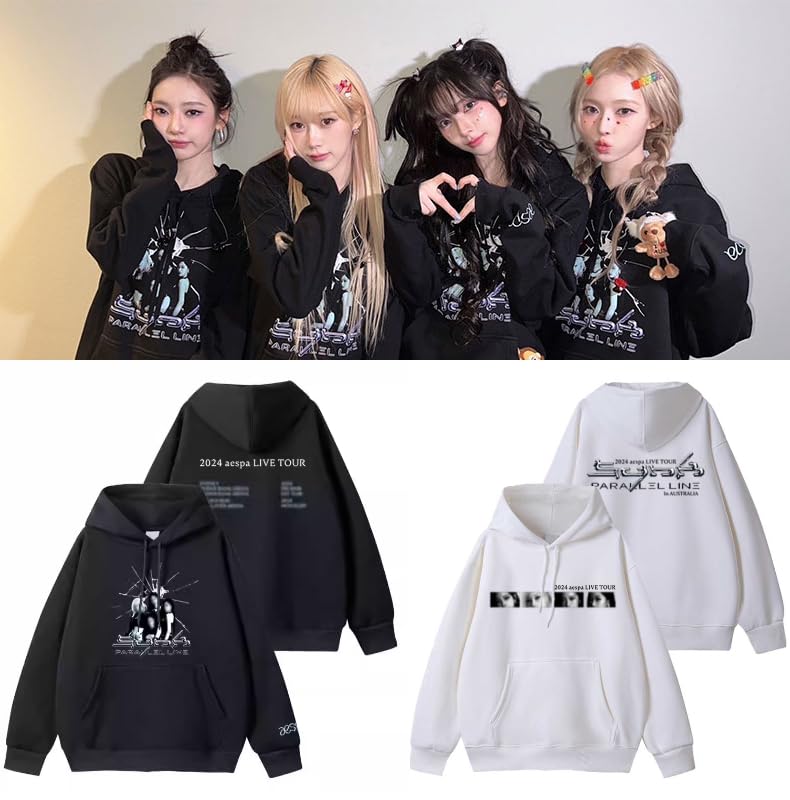 Amazon.co.jp: AESPA グッズ パーカー 2024ツアー SYNK Hyper Parallel