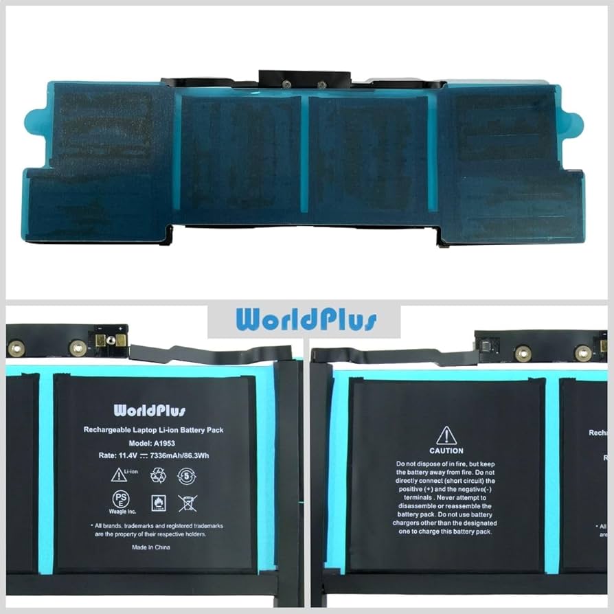 Amazon.co.jp: WorldPlus A1953 互換バッテリー MacBook Pro 15インチ