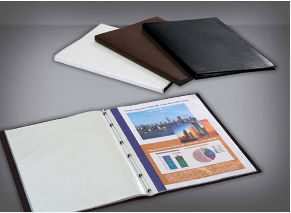 Amazon.co.jp: キングジム クリアファイル レザフェス 合皮 20ポケット