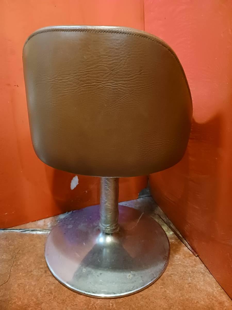 Amazon.co.jp: 昭和レトロスナック カウンター 椅子 チェアー 丸椅子