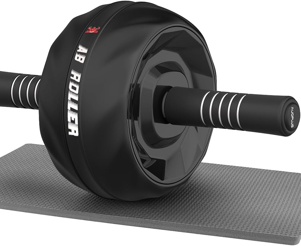 Amazon.co.jp: AUOPLUS 腹筋ローラー 膝マット付き アブホイール 腹筋