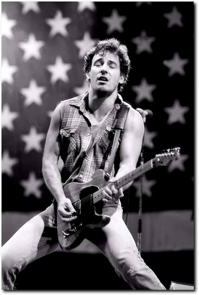 Amazon｜壁飾り ブルース・スプリングスティーン ポスター 24 x 36