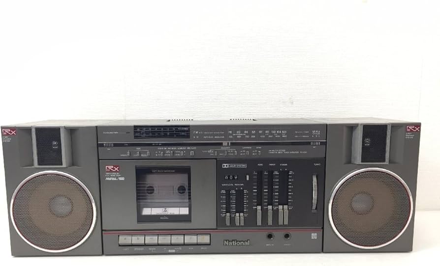 ナショナル ステレオ ラジカセ RX-4950(D160) ナショナル ステレオ