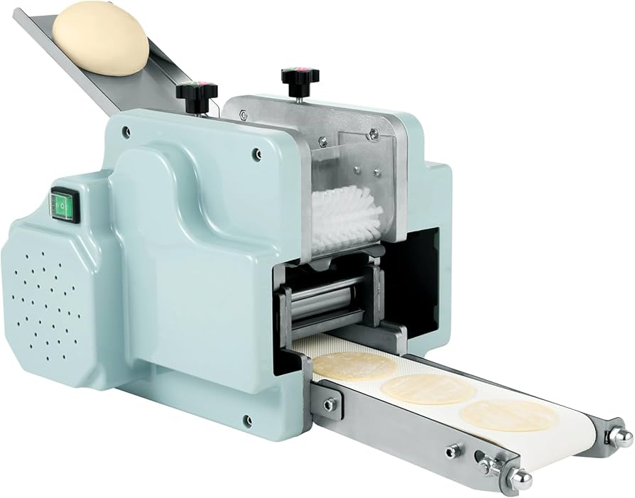 Amazon.com: YIYIBYUS 商用餃子皮機,自動餃子皮機電動餃子機餛飩包裝