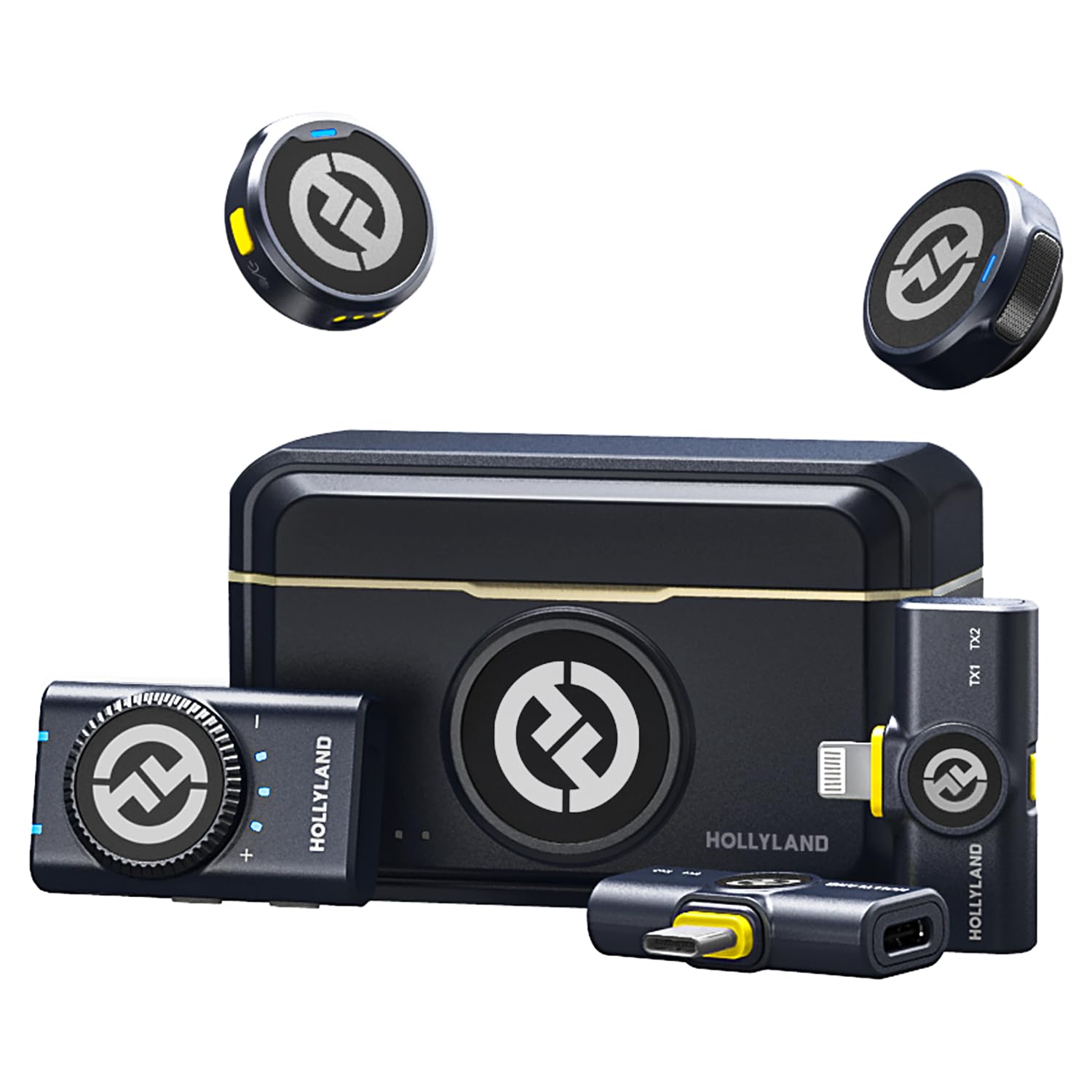 Amazon.com: Hollyland Lark M2 Wireless Microphone for iPhone