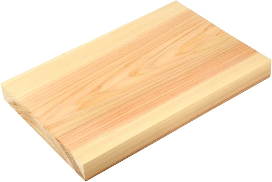 Amazon | kicoriya 一枚板 国産 高級 檜 ひのき まな板 30cmx20cm