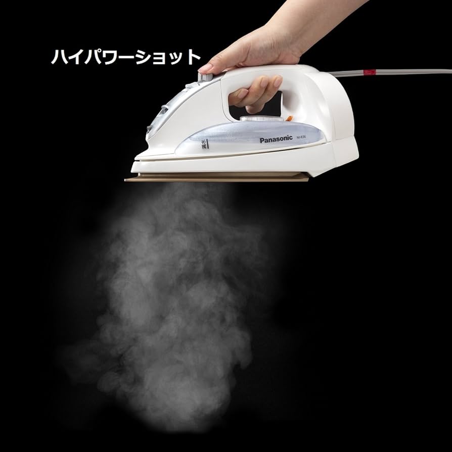 Amazon | パナソニック コードリール式スチームアイロン シルバー NI