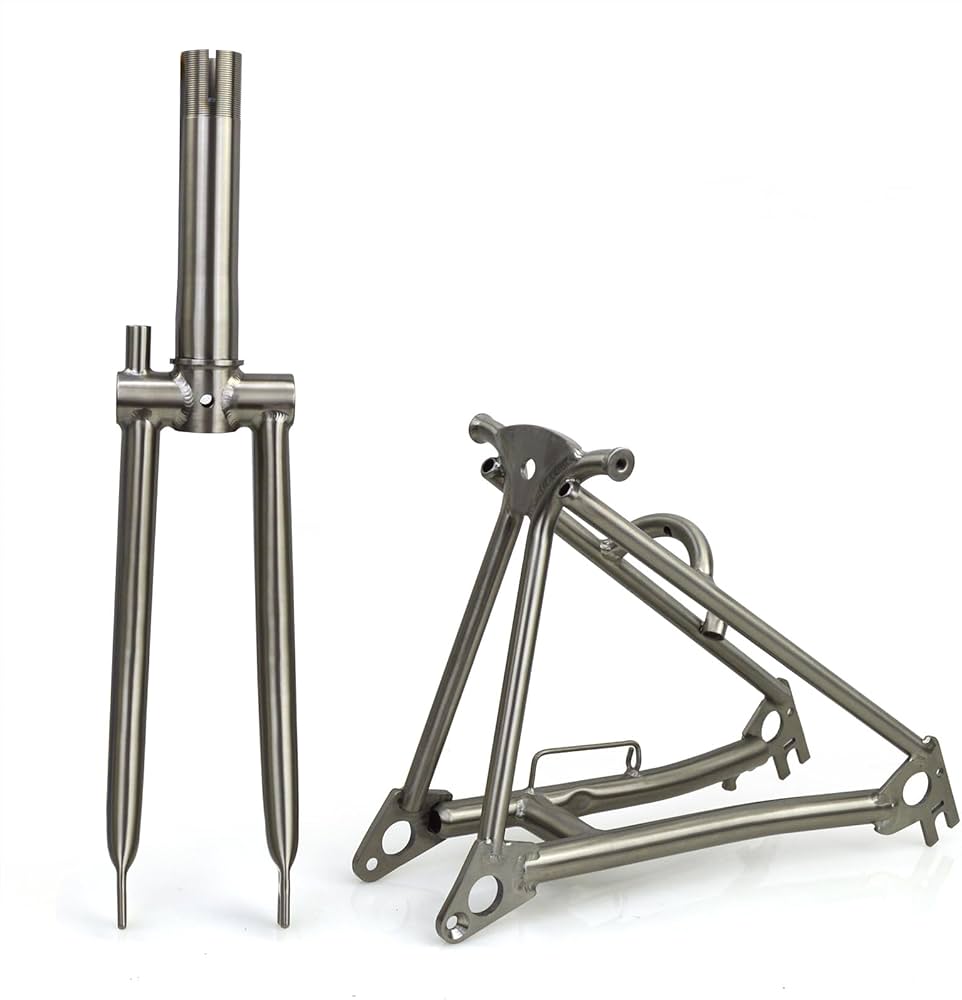 Amazon | ブロンプトン用 チタン合金 フロントフォーク ＆ リア