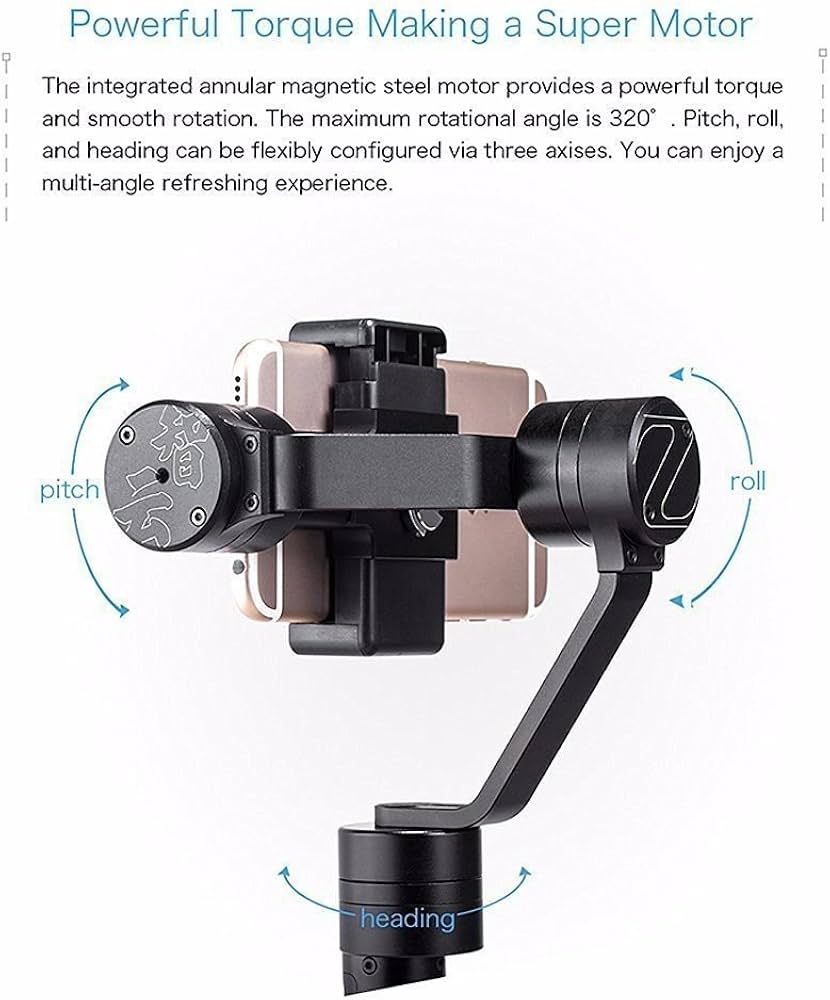 Amazon.co.jp: Zhiyun Z1-SMOOTH C+ 3-axis Cellphone Gimbal