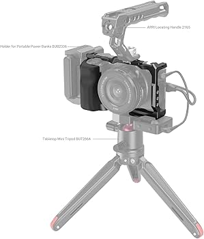 Amazon | SmallRig ZV-E10用グリップ付きケージ/内蔵クイックリリース