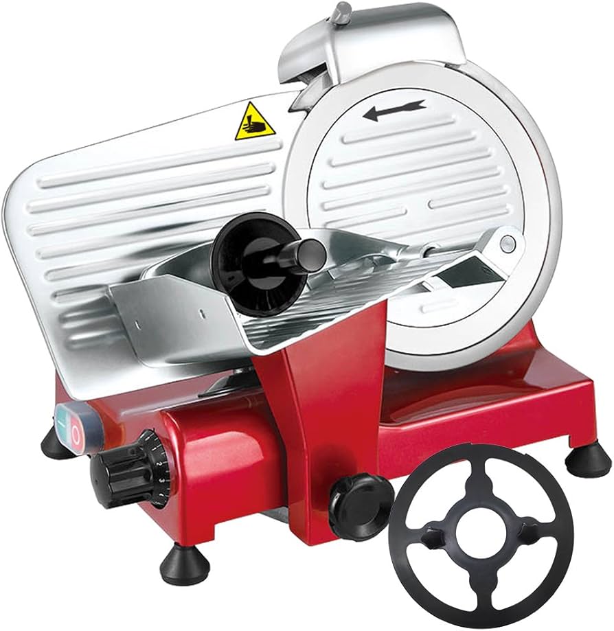 Amazon | 業務用 ミートスライサー 電動 肉スライサー【回転刃220mm