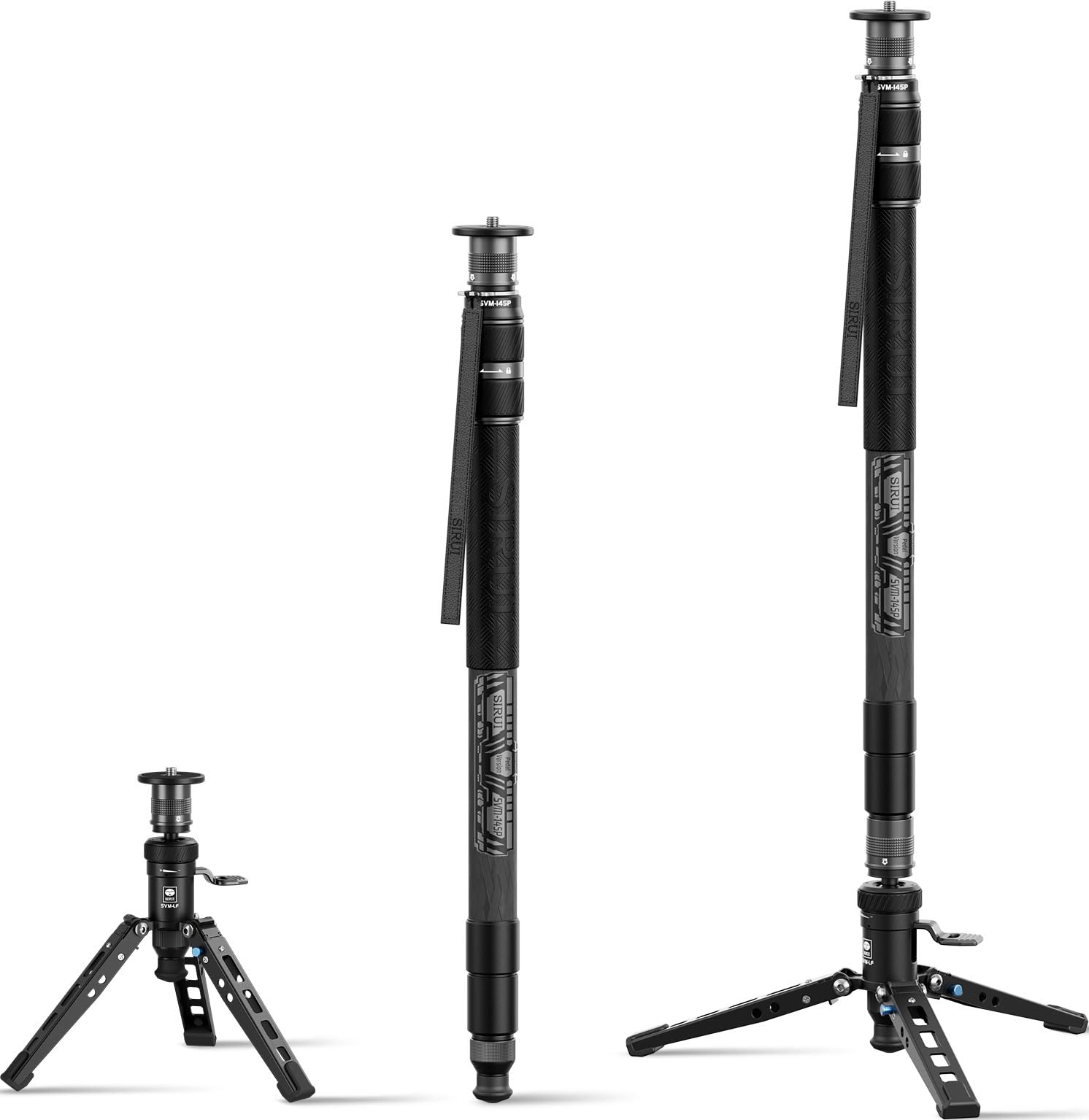 Amazon | SIRUI 一脚【瞬時に高さ調整&ペダル付き&一台三役】トラベル