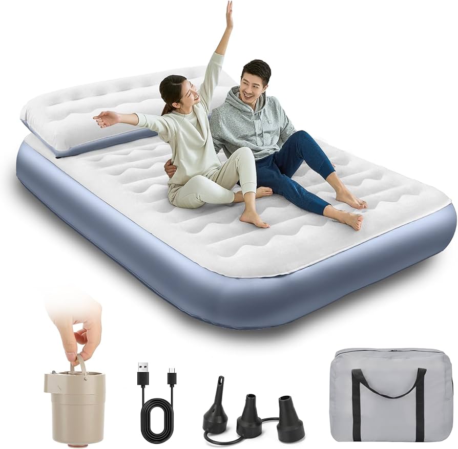 Amazon.co.jp: エアーベッド (ダブルサイズ(厚さ25CM)) : スポーツ
