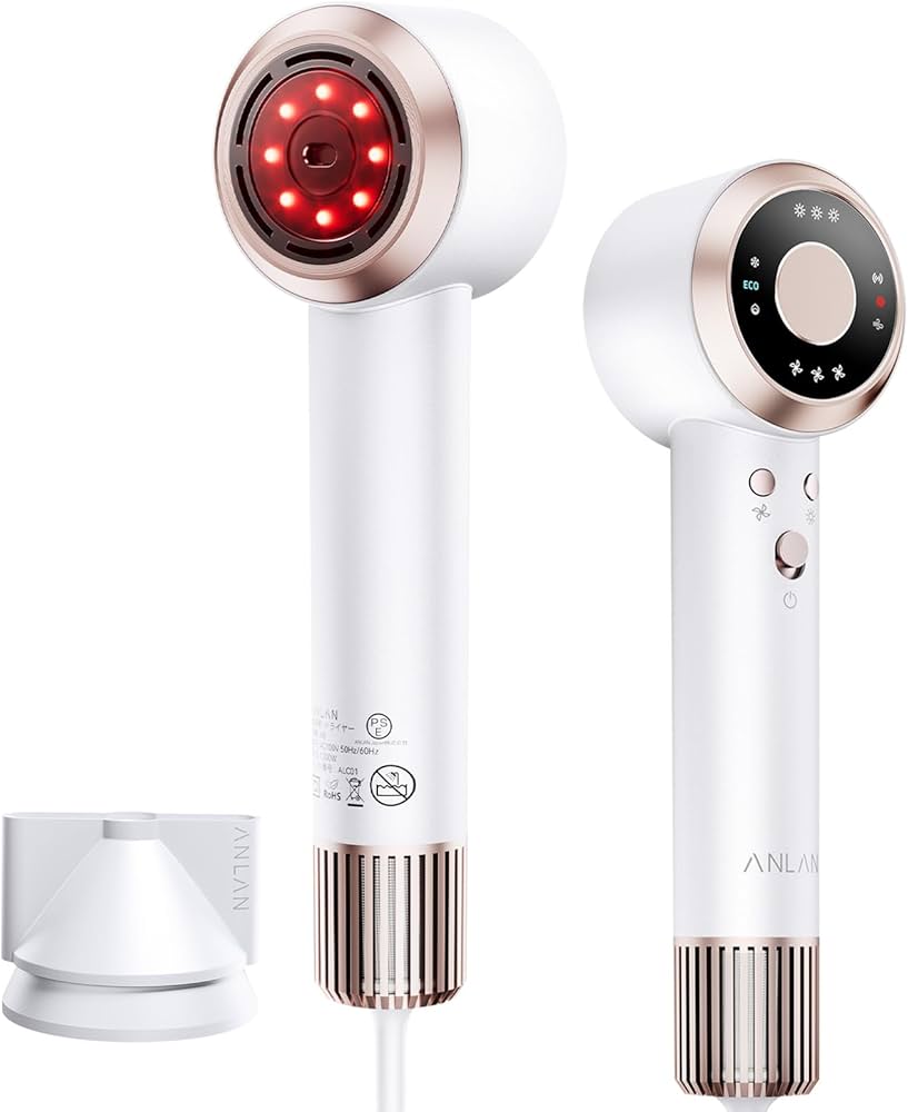 Amazon | 【人気雑誌掲載 】ANLAN ダブルケアドライヤーMATE