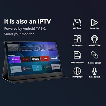 Amazon.co.jp: EGOBAS 15.6インチ4K Decodeモバイルモニター/WiFi