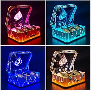 Amazon.co.jp : KirnuoLEDディスプレイ シャンパンケース