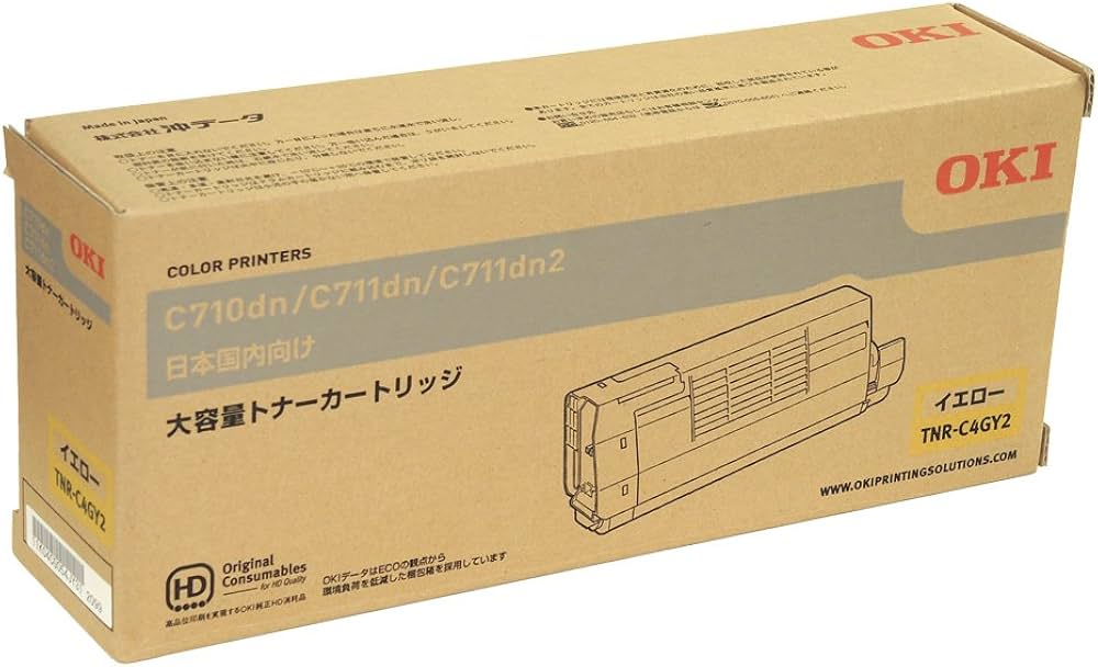 Amazon | OKI トナーカートリッジTNR-C4GY2 イエロー 純正品 | OKI