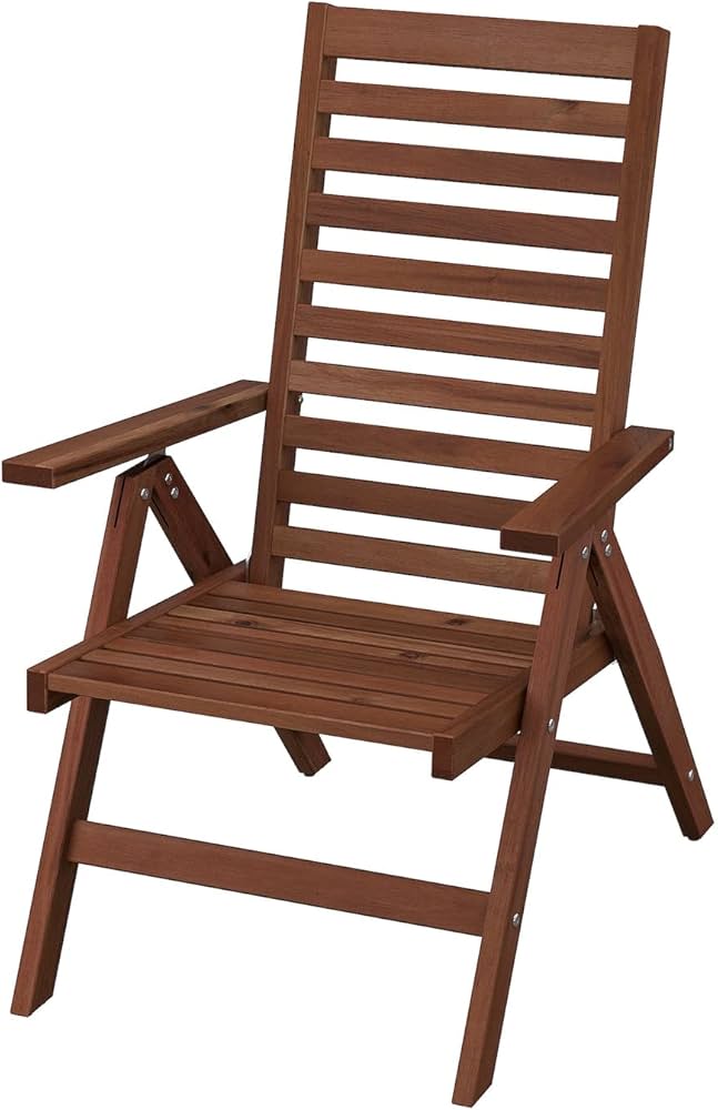 Amazon｜IKEA Applaro リクライニングチェア アウトドア ブラウン