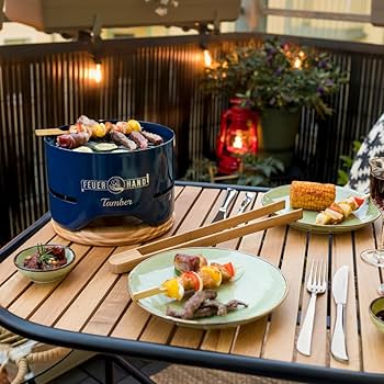 Amazon.com : Petromax Feuerhand Tamber Tabletop Charcoal Grill