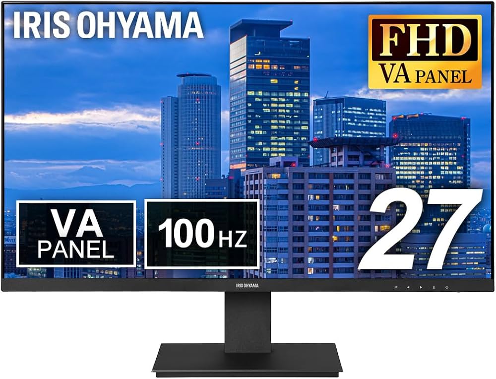 Amazon.co.jp: アイリスオーヤマ モニター 27インチ VAパネル 液晶