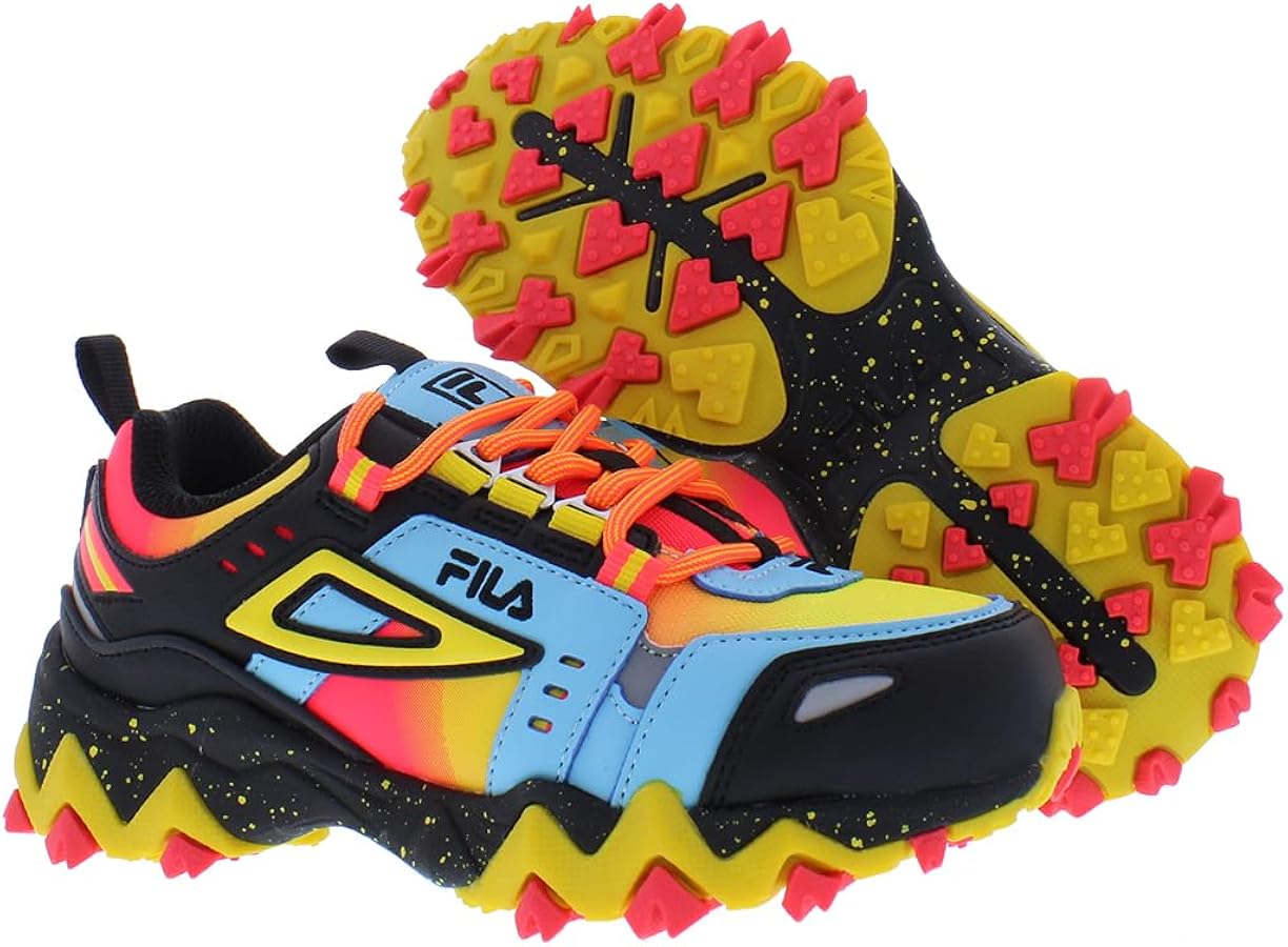 Amazon.com | Fila Oakmont Tr Boys Shoes Size 1, Color: Black