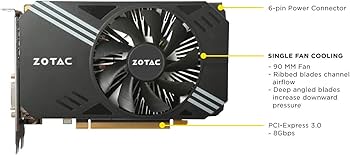 Amazon | [ZOTAC] [GeForce GTX 1060 Mini, ZT-P10600A-10L, 6GB GDDR5