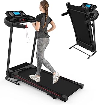 Amazon | ホーム 折りたたみ式 トレッドミル 傾斜付き 折りたたみ式ト