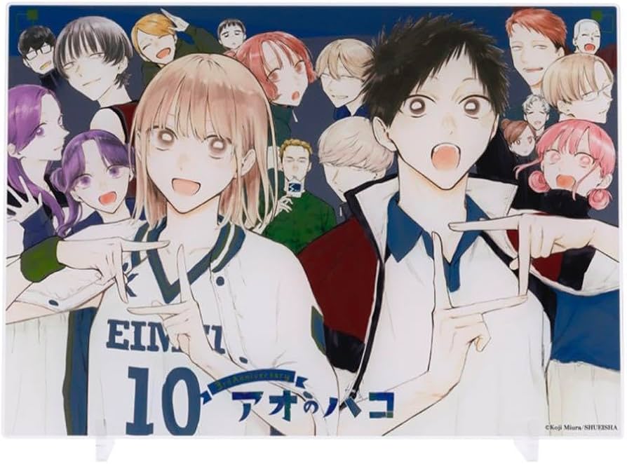 Amazon.co.jp: 完全受注生産アオのハコ箔入りアクリルアート －連載3