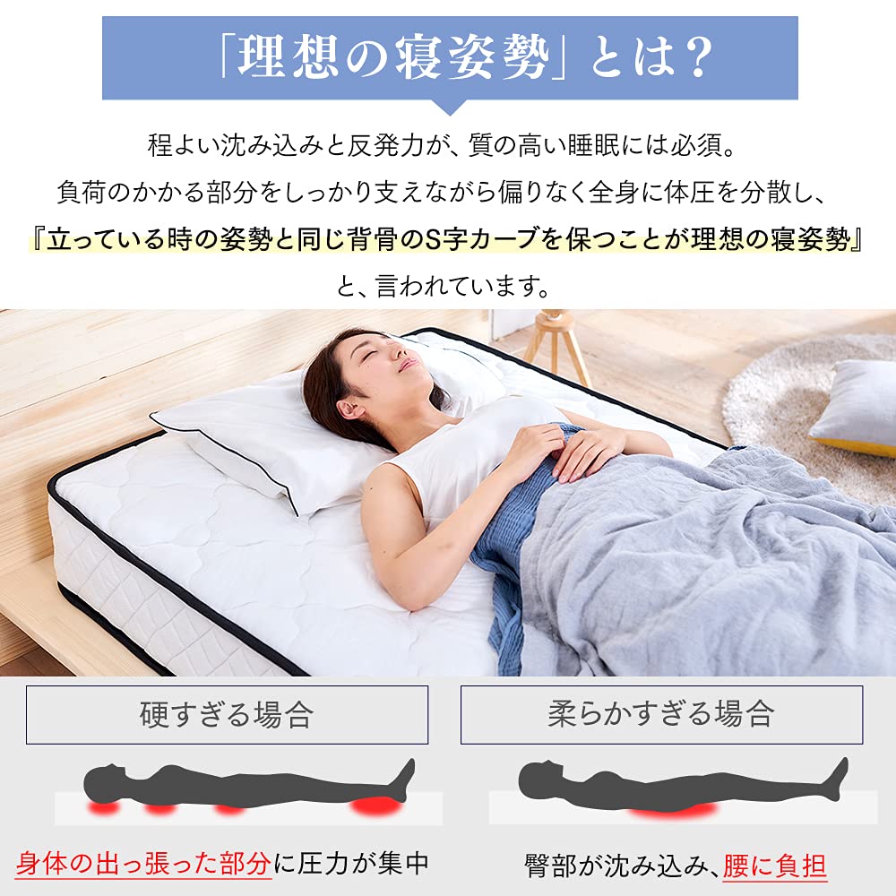 Amazon.co.jp: アイリスオーヤマ Sheep 眠りを変えるポケットコイル