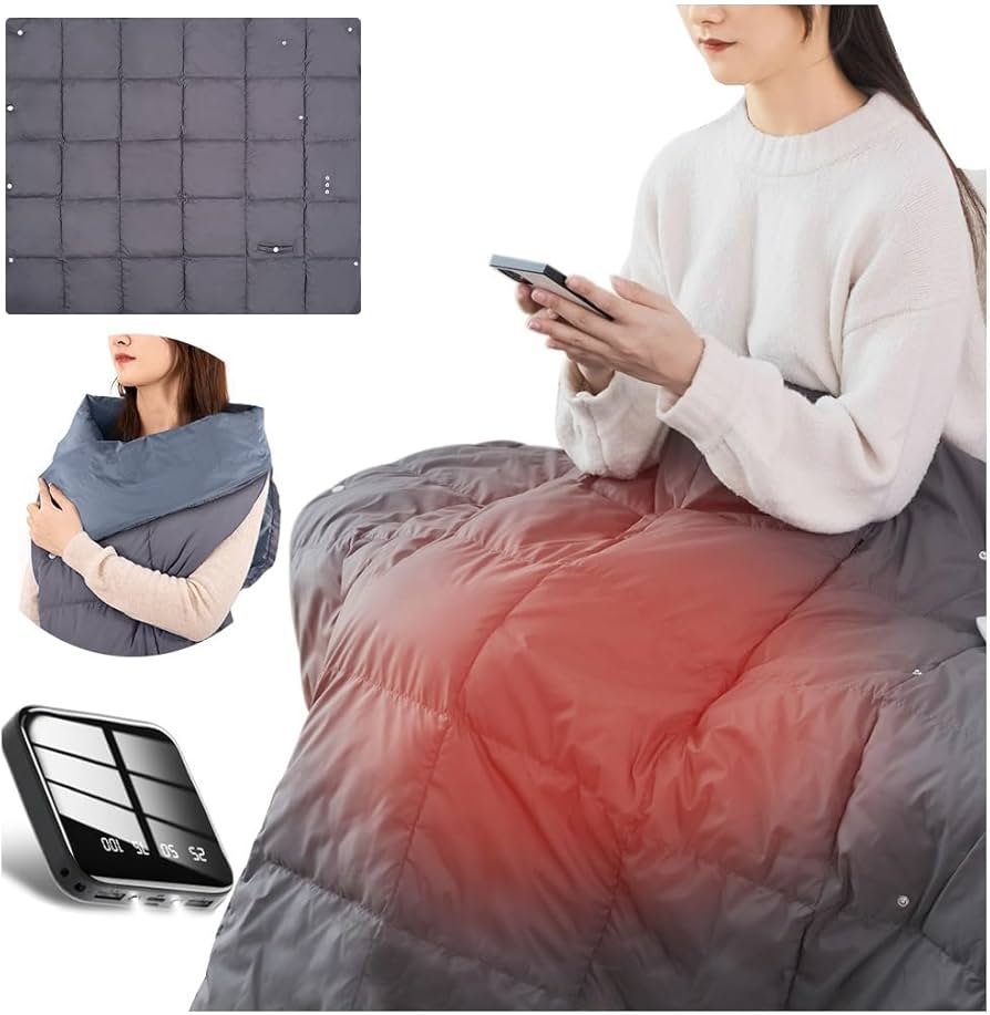 Amazon.co.jp : 【2025冬新登場・5way使用】電気毛布 掛け敷き兼用