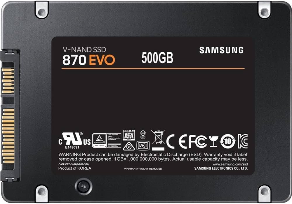 Amazon | Samsung 870 EVO 500GB SATA 2.5インチ 内蔵 SSD MZ-77E500B