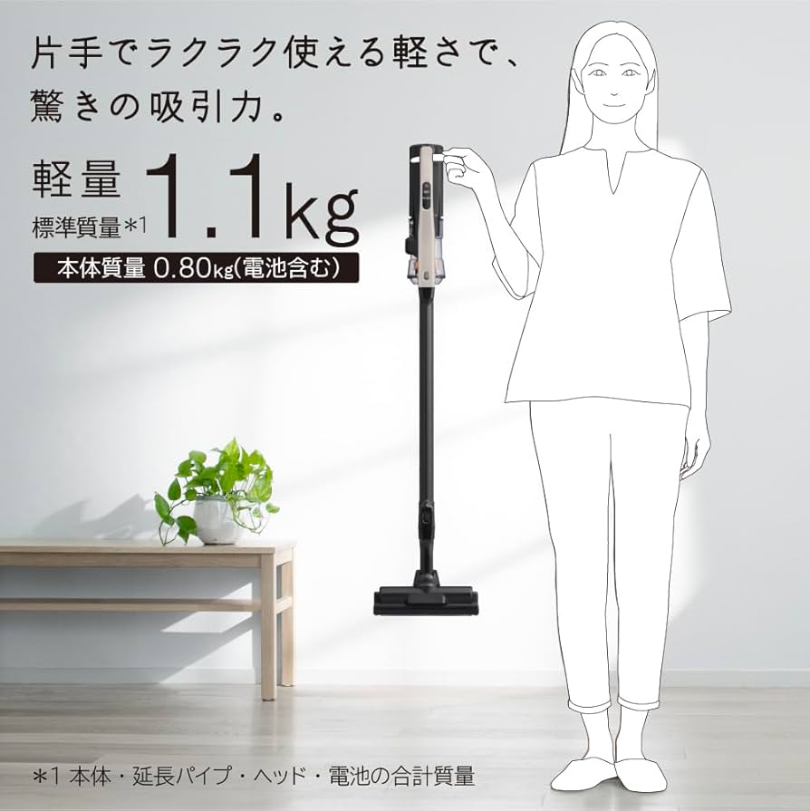 Amazon | 日立 掃除機 ラクかるスティック コードレス スティック