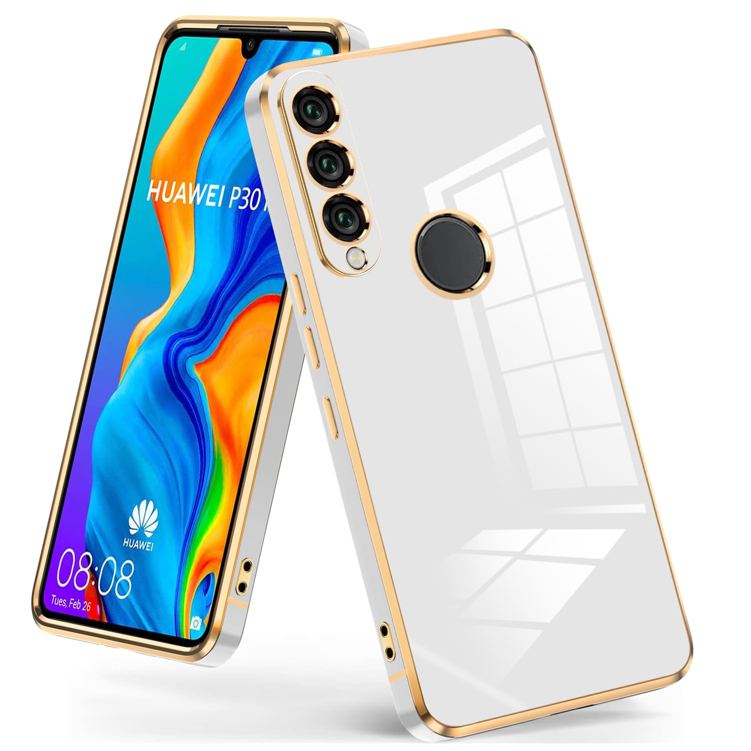 Amazon.co.jp: Huawei P30 Lite ケース 耐衝撃 TPU カバー 薄型 クリア