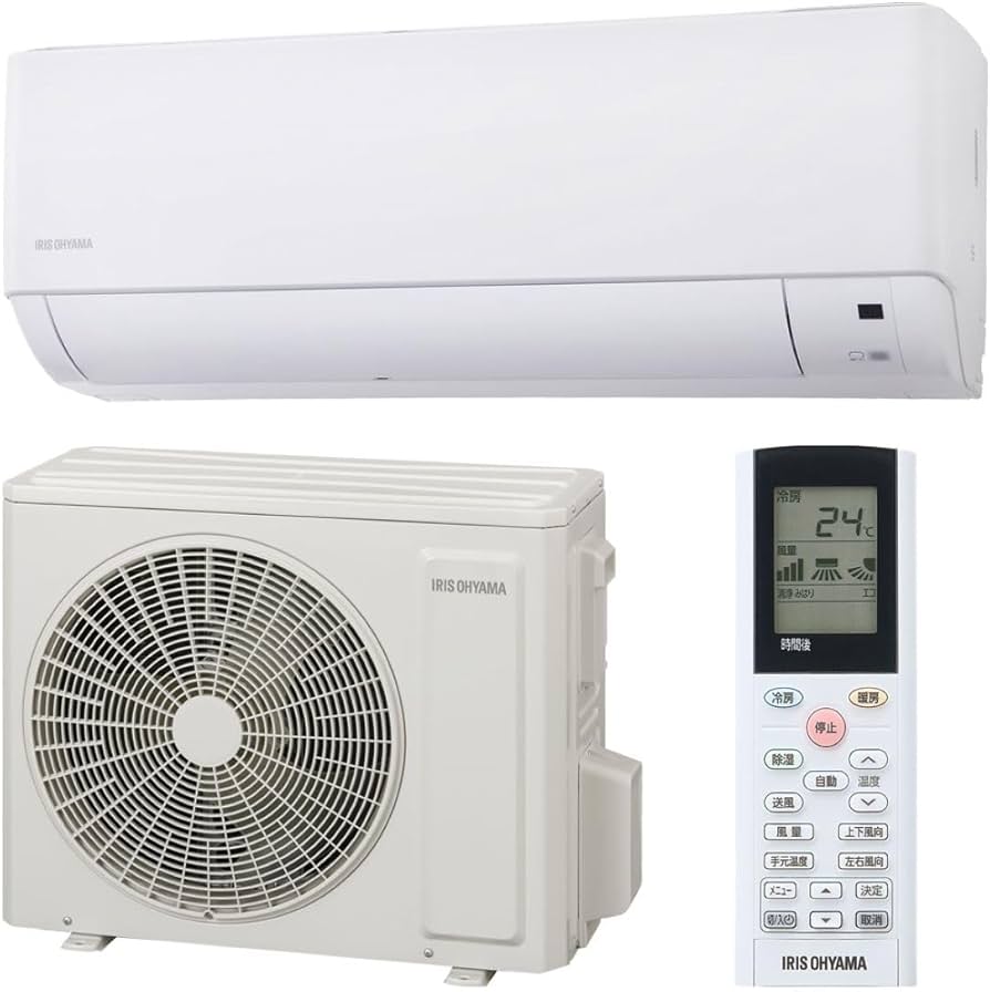 Amazon | アイリスオーヤマ エアコン 10畳 2.8kW IHF-2808G 冷房 室外