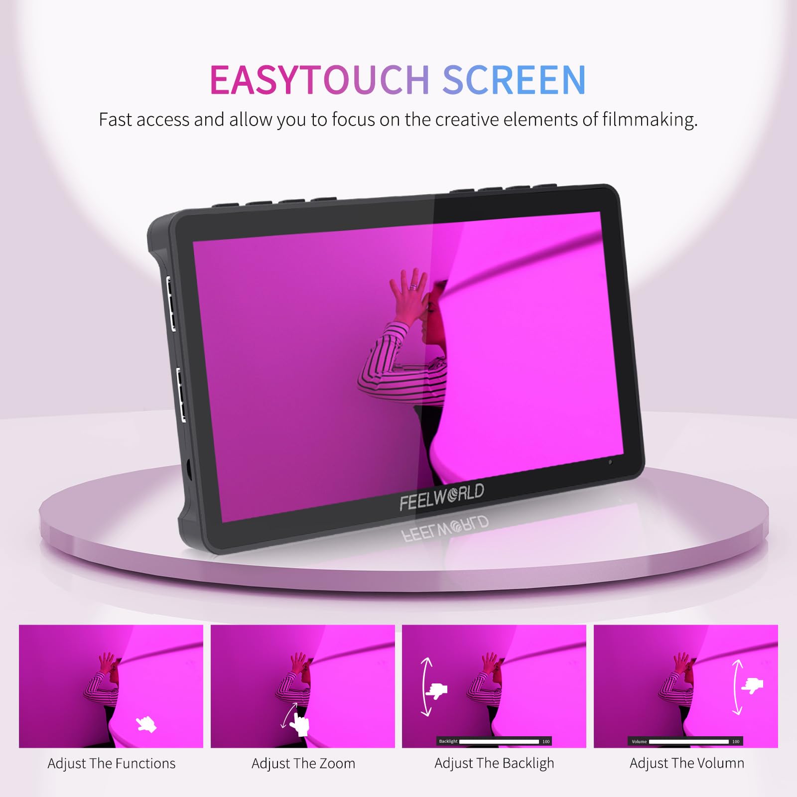 Amazon.com : FEELWORLD F5 Pro V4 6 Inch Touch Screen DSLR Camera