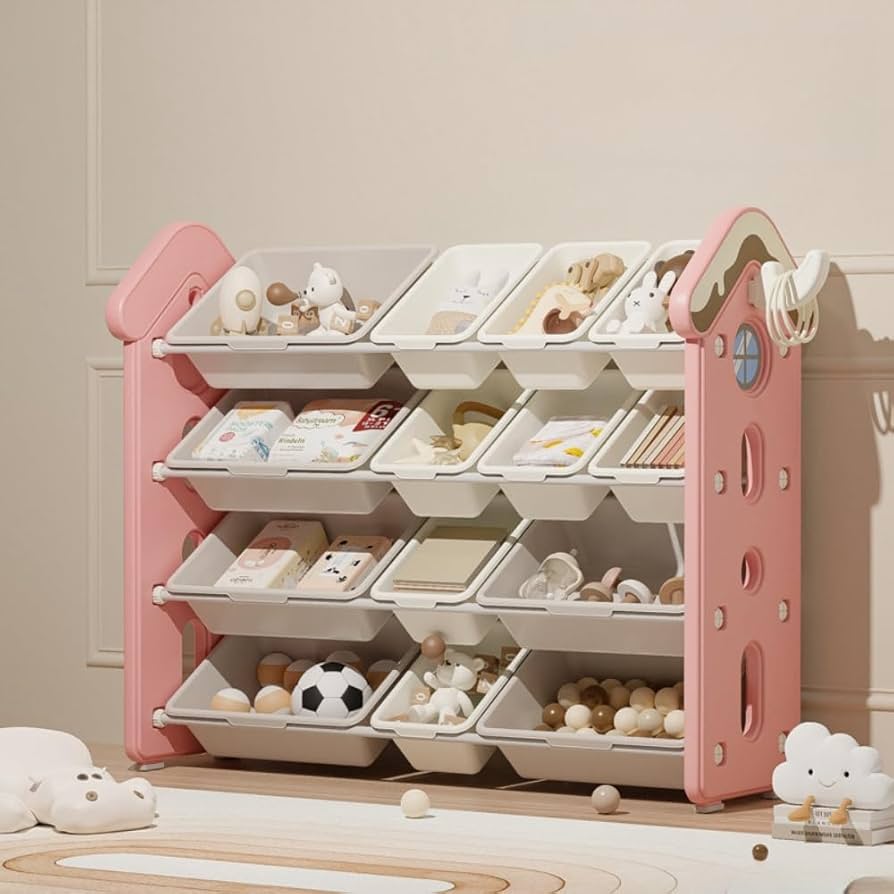 Amazon.co.jp: Sariny おもちゃ収納 絵本ラック 収納棚 本箱 絵本棚