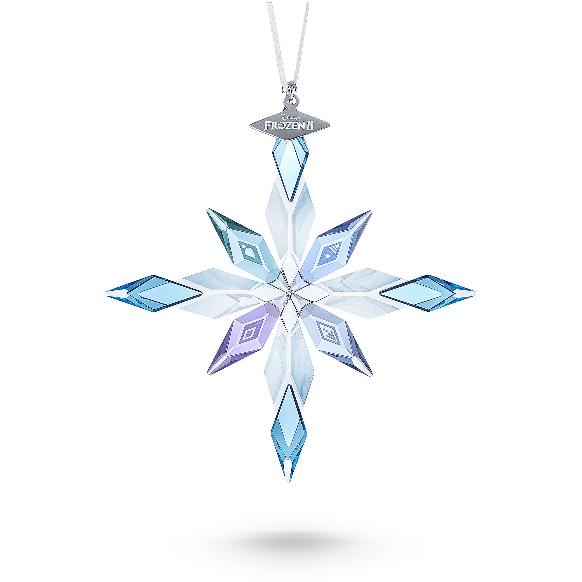 Amazon.com: SWAROVSKI Frozen 2 Snowflake Holiday Ornament, Blue