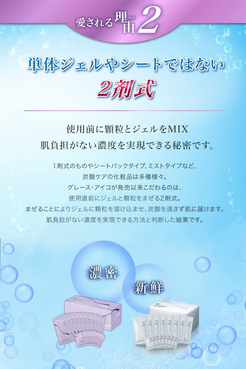 Amazon.co.jp: グレースアイコ ジェルパック 各10包 : ビューティー