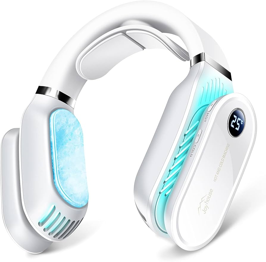 Amazon | ネッククーラー 【2023新登場 瞬間冷却】 首掛け扇風機 羽根