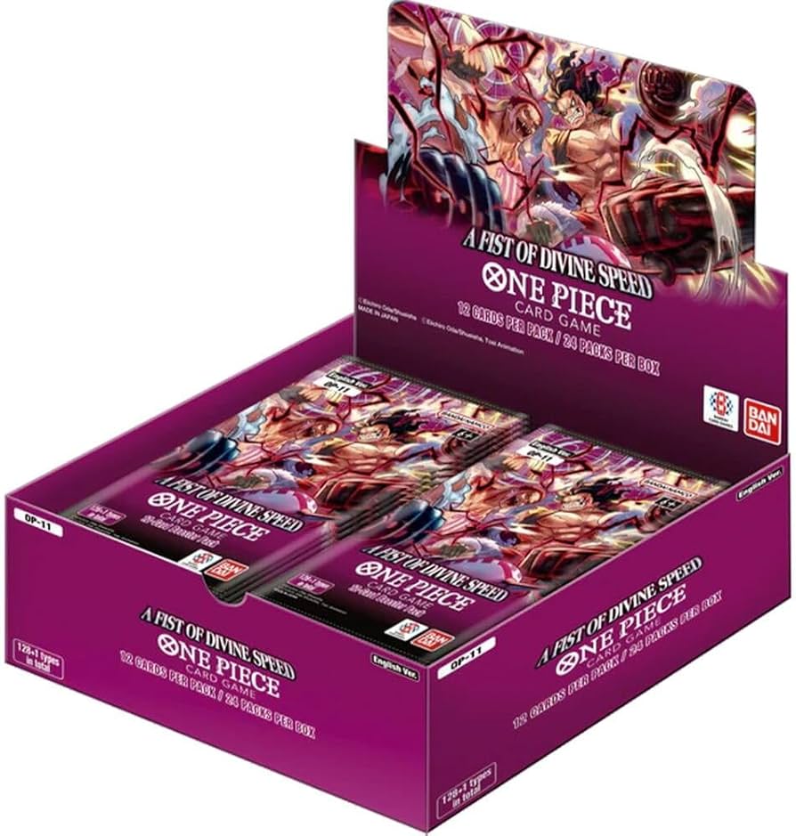 Amazon.com: Bandai | One Piece TCG: A Fist of Divine Speed (OP-11