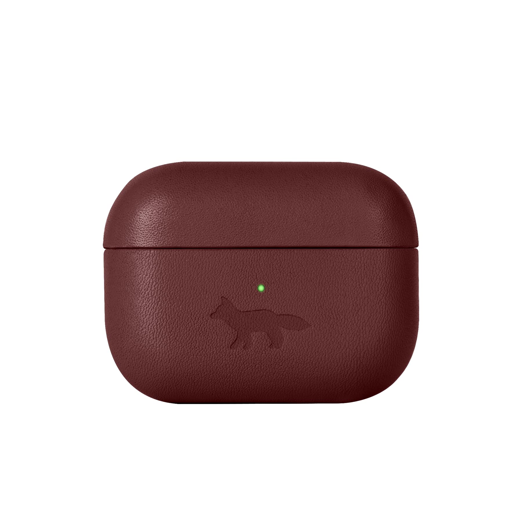 Amazon | MAISON KITSUNE PROFILE FOX Leather Case for AIRPODS PRO