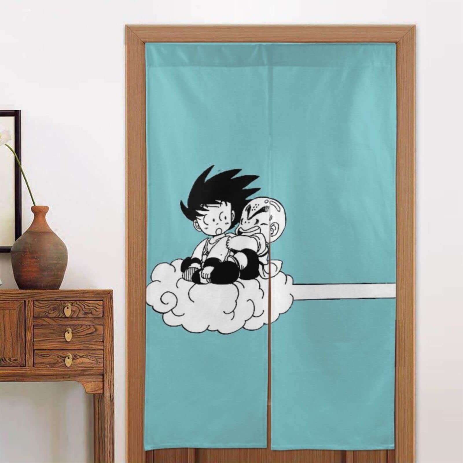 Amazon｜ドラゴンボール アニメ 間仕切り のれん ロングカーテン 四季