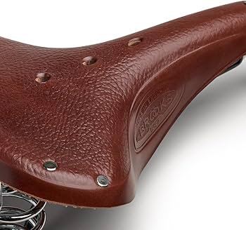 Amazon | BROOKS レザーサドル スプリングつきモデルB66のシングル