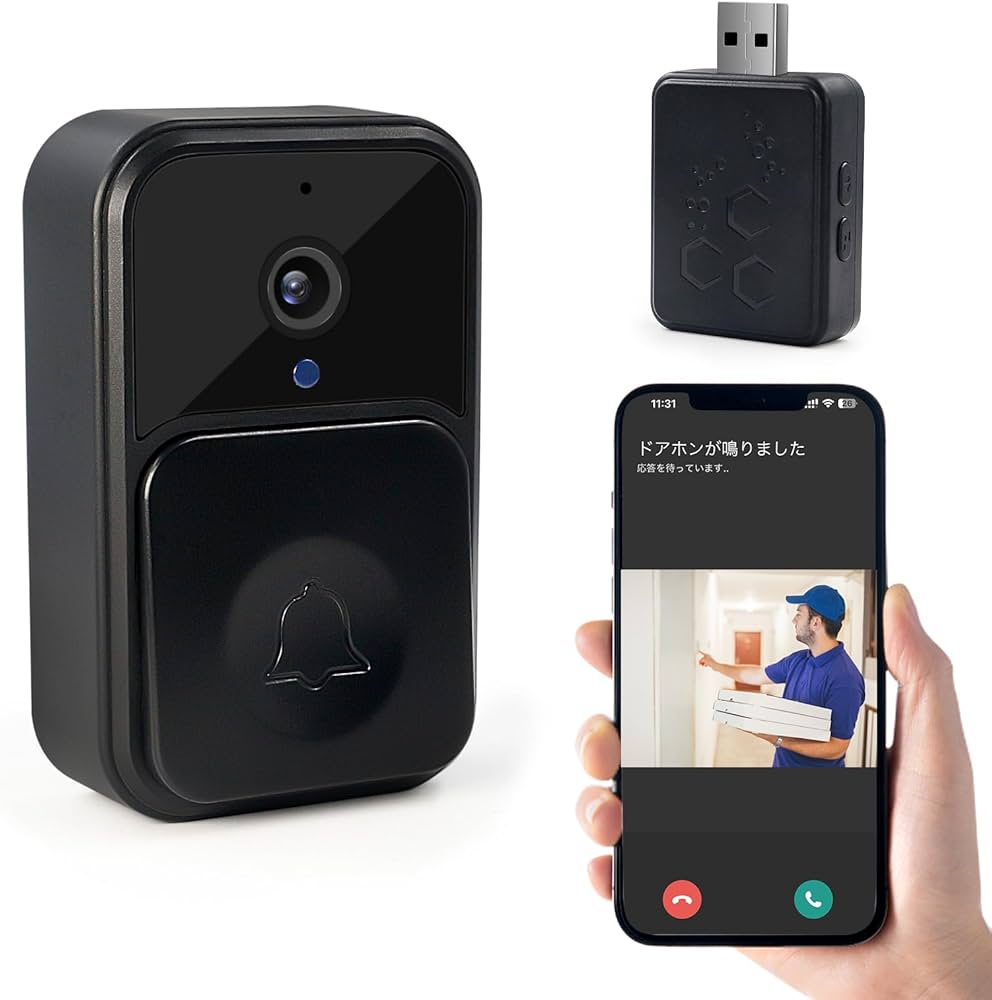 Amazon.co.jp: SULUWU スマートドアベル ビデオドアベル インターホン